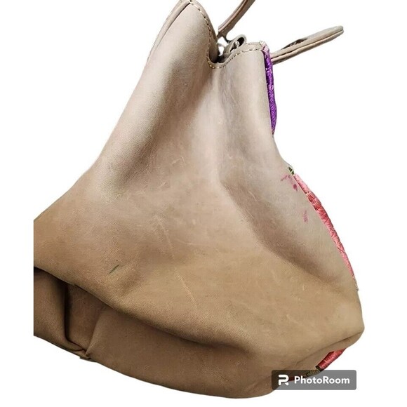 Akarenni Embroidered Leather Bag Mexico Large - Picture 5 of 8